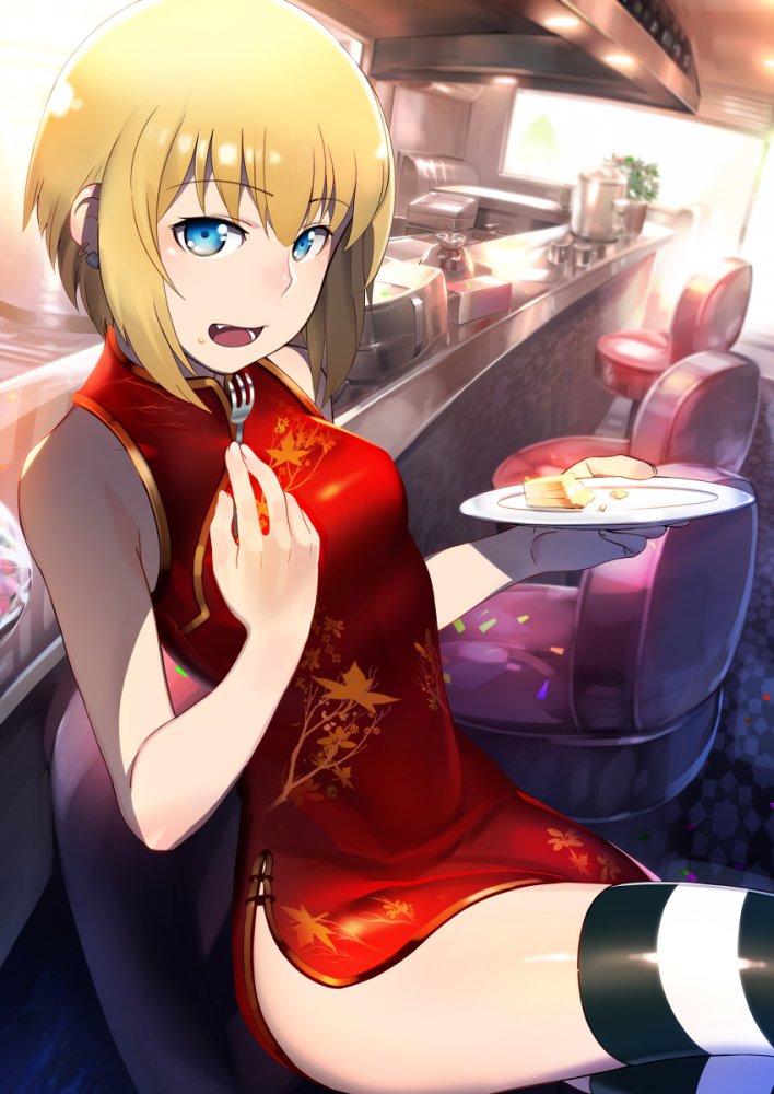 【二次】チャイナ服・チャイナドレスを着た女の子の画像　その４